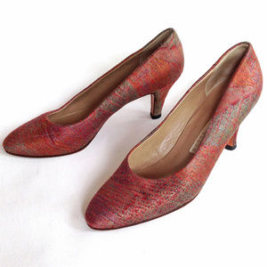 Perry Ellis Vintage 1980s Fabric pump